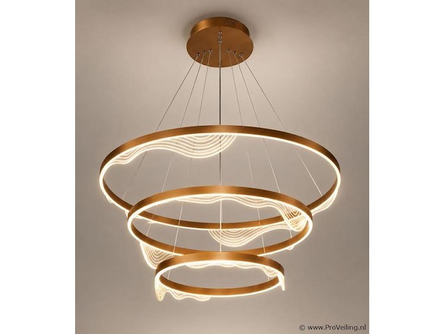 Led kroonluchter – 3 kleuren – dimbaar – p7081/3 - afbeelding 2 van  4