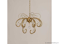 Led kroonluchter – 6015 (8+4) – goud – 12 lampjes – 58w – 4000k neutraal wit – aluminium - afbeelding 1 van  3