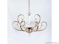 Led kroonluchter – 6016 (6+3) – goud – 9 lichten –54w – 4000k neutraal wit – aluminium - afbeelding 2 van  2