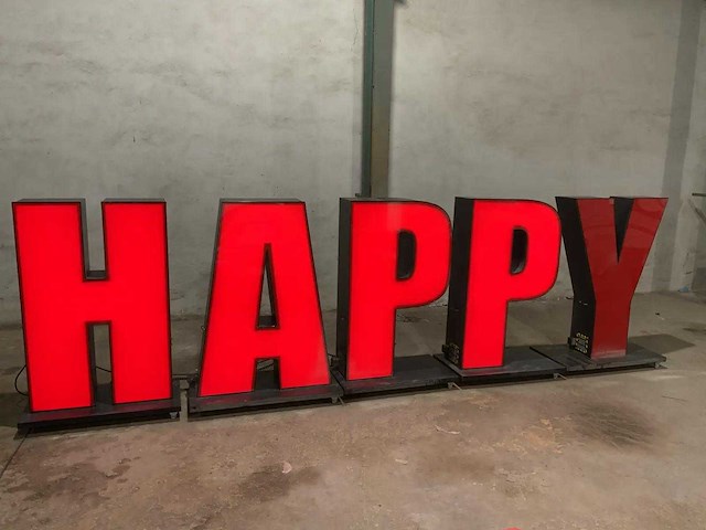 Led letters ''happy'' - afbeelding 5 van  11