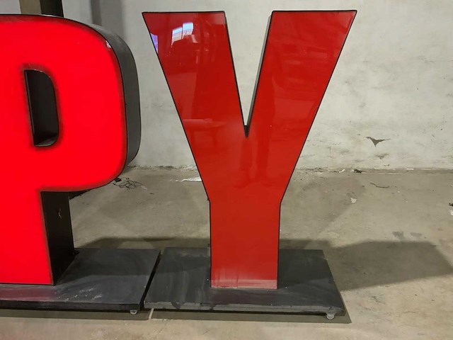 Led letters ''happy'' - afbeelding 8 van  11