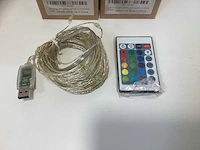 Led licht - 10m - 16 kleuren - usb (3x) - afbeelding 2 van  5