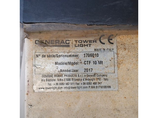 Led lichtmast generac, ctf 10mt, bouwjaar 2017 - afbeelding 15 van  23