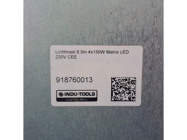 Led lichtmast generac, ctf 10mt, bouwjaar 2017 - afbeelding 16 van  23