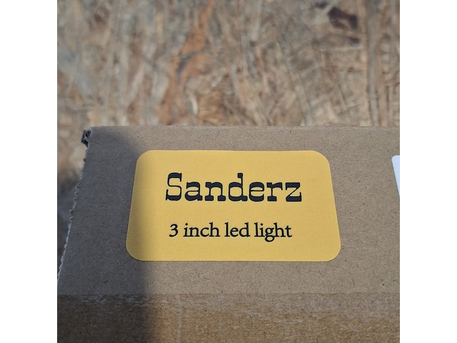 Led light 3 inch, geel - afbeelding 8 van  9