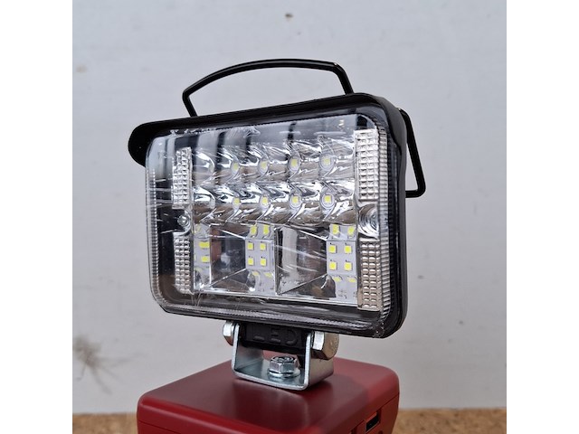 Led light 3 inch, rood - afbeelding 2 van  9