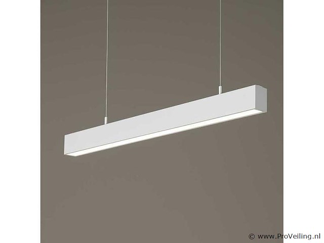 Led lineaire hanglamp wit – 40w – 120cm – 3cct kleur licht (x4) - afbeelding 2 van  4