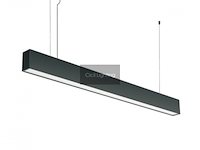 Led linear light, sll48wsmd-150, zwart, 1498x55x75mm - afbeelding 2 van  3