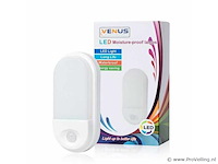 Led ovale plafondlamp met bewegingssensor – 15w – ip54 (x4) - afbeelding 3 van  3