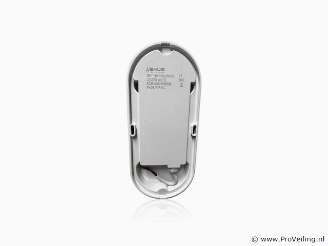 Led ovale plafondlamp met bewegingssensor – 15w – ip54 (x8) - afbeelding 2 van  3