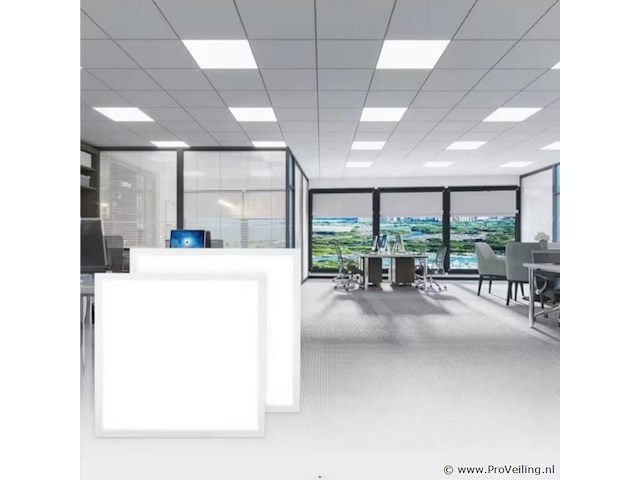 Led-paneel 45w – 60 × 60 cm – 6400k koud wit (x32) - afbeelding 1 van  4