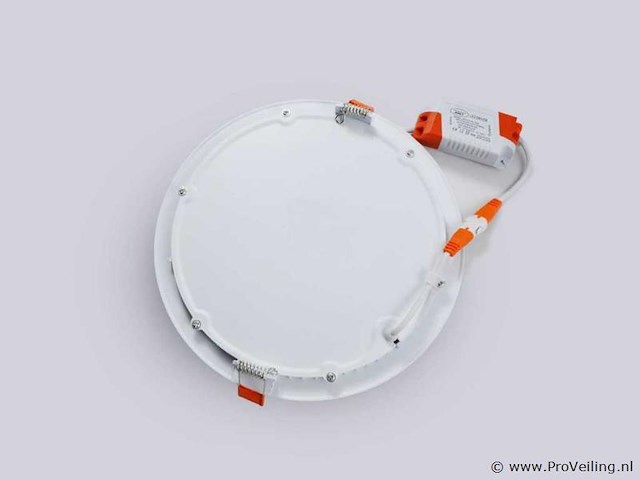 Led-paneel – inbouw rond – 18w – 6500k – koud wit (15) - afbeelding 2 van  4