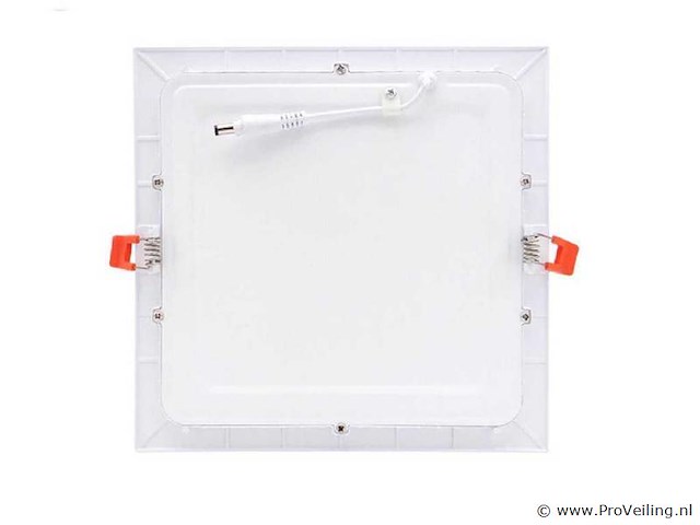 Led-paneel – vierkant inbouw – 18w – 6500k – koud wit (x15) - afbeelding 3 van  4