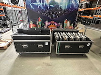 Led panel set, 16 pcs, met flight case p4.8 - afbeelding 1 van  5