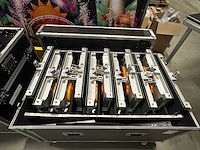 Led panel set, 16 pcs, met flight case p4.8 - afbeelding 4 van  5