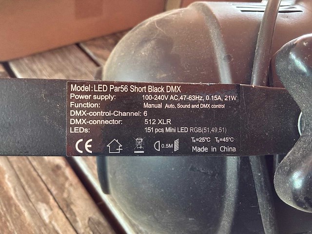 Led-par (3x) - afbeelding 4 van  4