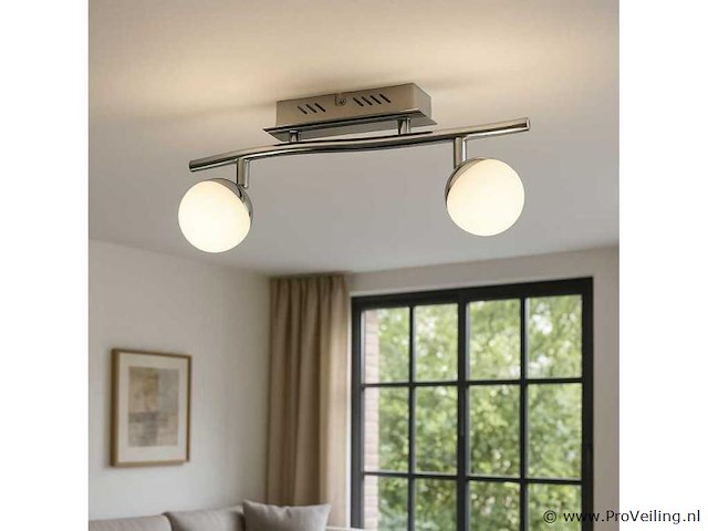 Led plafondlamp – 2 spots – hl7182l – 2 x 4w (x8) - afbeelding 2 van  4