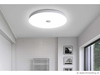 Led plafondlamp met sensor – rond – 20w – ip54 waterdicht (x8) - afbeelding 1 van  4