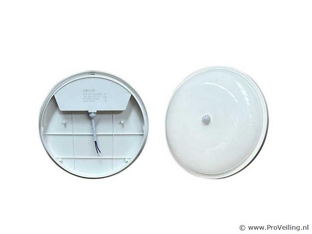 Led plafondlamp met sensor – rond – 20w – ip54 waterdicht (x8) - afbeelding 3 van  4