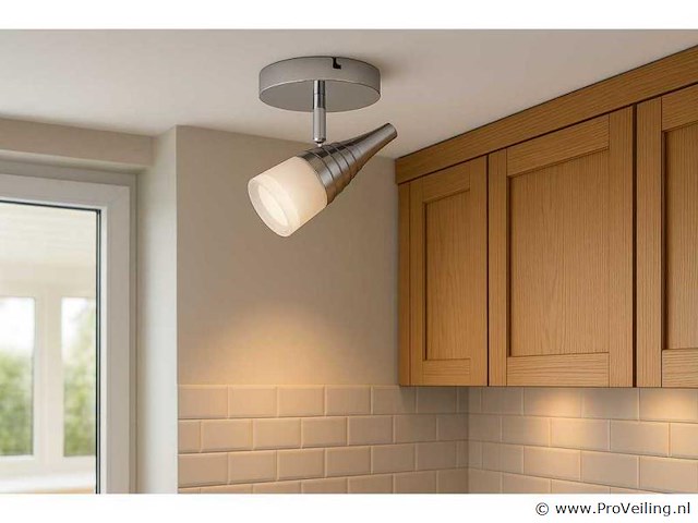 Led plafondspot – di02 – 5w – 4000k – neutraal wit – zilver (x4) - afbeelding 1 van  4