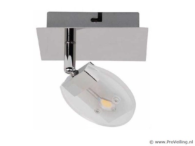 Led plafondspot – hl7161l – 5w – 4000k – neutraal wit – zilver (x4) - afbeelding 4 van  4