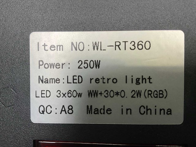 Led retro light - afbeelding 5 van  5
