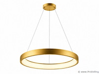Led ring hanglamp 30w – 4000k neutraal wit - rose gold – ip20 – essence-30 - afbeelding 2 van  5