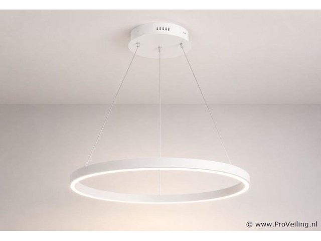 Led ring hanglamp 35w – 3cct dimbaar - wit – ip20 – harvey-35 3cct - afbeelding 2 van  5