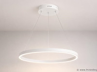 Led ring hanglamp 35w – 3cct dimbaar - wit – ip20 – harvey-35 3cct - afbeelding 2 van  5