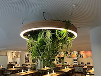 Led-ring met kunstplant - afbeelding 2 van  4