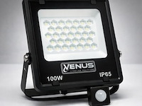 Led schijnwerper 100w – met sensor – 6500kkoud wit – ip65 waterdicht (x10) - afbeelding 5 van  5