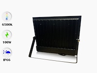 Led schijnwerper 100w mini – 6500k koud wit – ip65 waterdicht (x10) - afbeelding 2 van  5