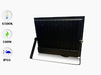 Led schijnwerper 100w mini – 6500k koud wit – ip65 waterdicht (x6) - afbeelding 2 van  5