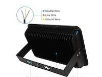 Led schijnwerper 200w – 6500k koud wit – ip65 waterdicht (x2) - afbeelding 5 van  5