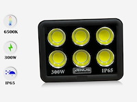 Led schijnwerper 300w – 6500kkoud wit – ip65 waterdicht (x4) - afbeelding 2 van  5