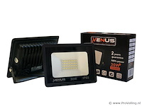 Led schijnwerper 30w – 6500k koud wit – ip65 waterdicht (x12) - afbeelding 2 van  4