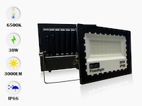Led schijnwerper 30w mini – 6500k koud wit – ip65 waterdicht (x12) - afbeelding 3 van  4