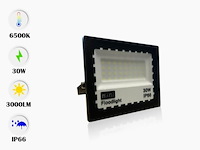 Led schijnwerper 30w mini – 6500k koud wit – ip65 waterdicht (x6) - afbeelding 4 van  4