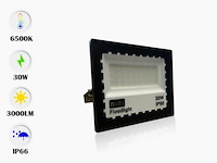 Led schijnwerper 30w mini – 6500k koud wit – ip65 waterdicht (x6) - afbeelding 4 van  4