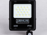 Led schijnwerper 50w – met sensor – 6500kkoud wit – ip65 waterdicht (x6) - afbeelding 2 van  5