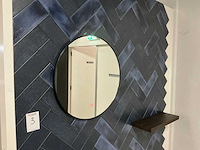 Led-spiegel met bankje en wandplank - afbeelding 2 van  5