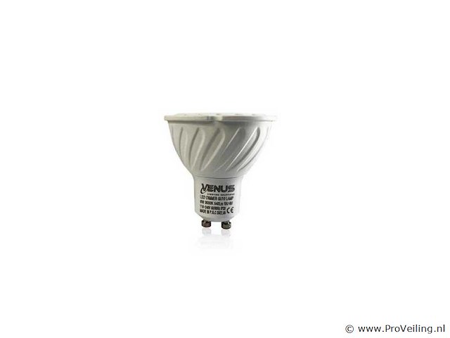 Led-spot gu10 – 6w – dimbaar – 3000k warm wit – ip20 (x100) - afbeelding 2 van  4