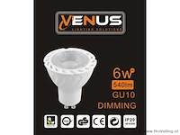 Led-spot gu10 – 6w – dimbaar – 3000k warm wit – ip20 (x100) - afbeelding 4 van  4