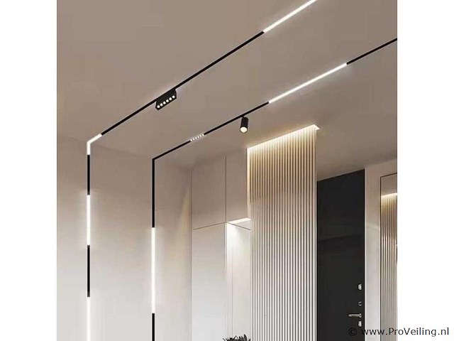 Led spot lineaire op magnetische rail 48v -15w - mora (x8) - afbeelding 5 van  5