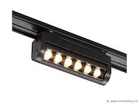 Led spot op magnetische rail 48v - 12w - zwart - alfa (x8) - afbeelding 1 van  4