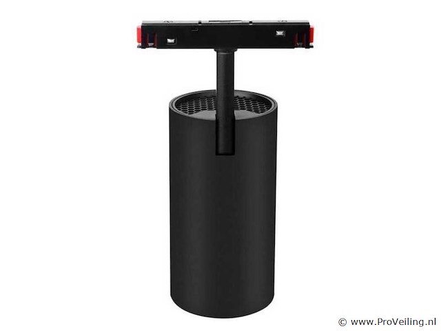 Led spot op magnetische rail 48v - 20w - zwart - bery (x4) - afbeelding 3 van  5