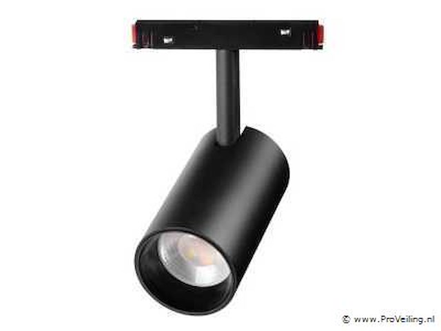 Led spot op magnetische rail 48v - 20w - zwart - bery (x8) - afbeelding 1 van  5