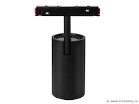 Led spot op magnetische rail 48v -10w - zwart - bery (x4) - afbeelding 3 van  6