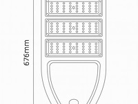 Led straatverlichting 150w met sensor – 6500k koud wit (x3) - afbeelding 5 van  5