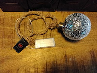 Led touw met glitterbal. (9x) - afbeelding 1 van  3